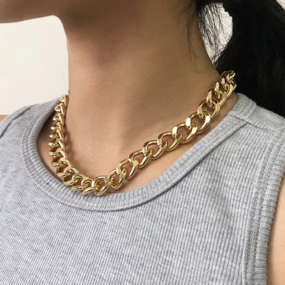 NEW NECKLACE UNISEX GOLD PLATED